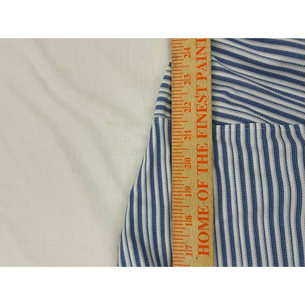 Nike Dri-Fit Golf Blue White Stripe Horeshoe Bay Resort Golf Course Shirt Sz XXL